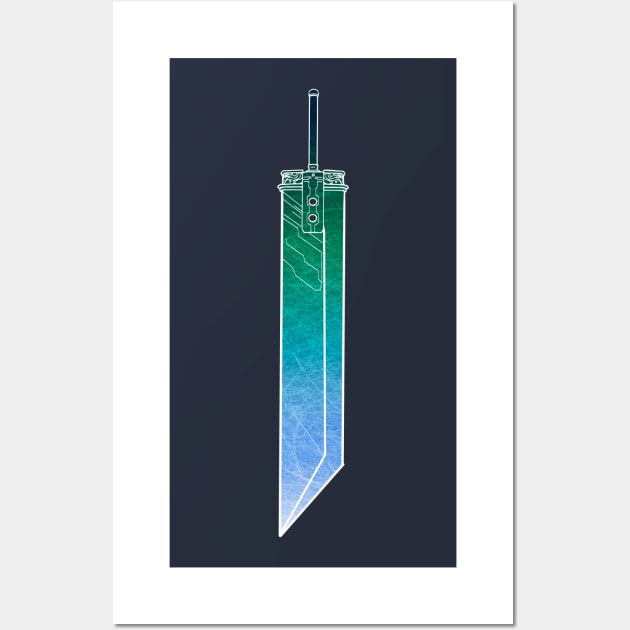 Buster Sword Wall Art by mcashe_art